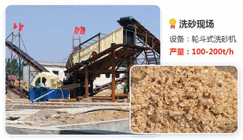 輪式洗砂機(jī)產(chǎn)量高、效果好