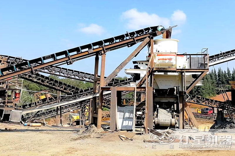 制砂機(jī)成品粒型好，成品多用于建筑工程，道路基建